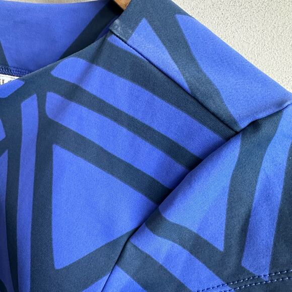 Mahi Gold Annie Dress Blue Geometric L - Picture 7 of 8